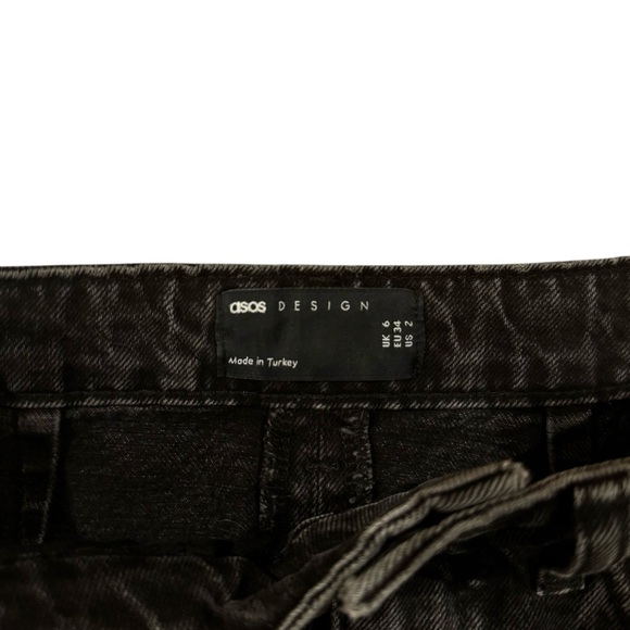 ASOS Black Denim Maxi Skirt - Picture 5 of 7